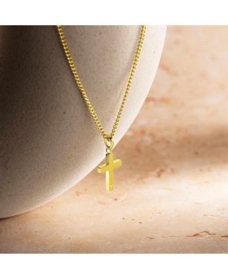 Women's Petite Cross - Gold Pendant