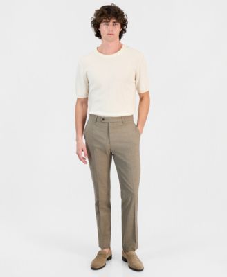 Men's Modern-Fit Wool TH-Flex Stretch Suit Separates Pant