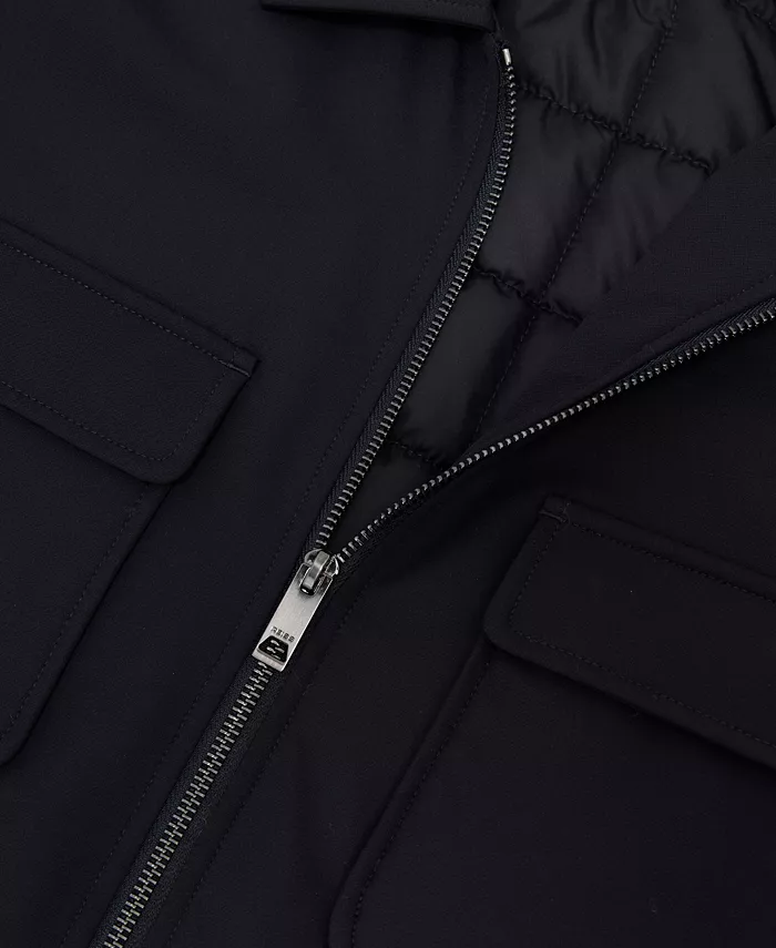 Men's Oshei Technical Quilted Zip-Front Overshirt - thumbnail 3