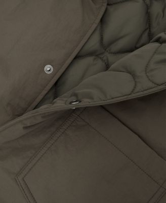 Men's Quilted Press-Stud Overshirt