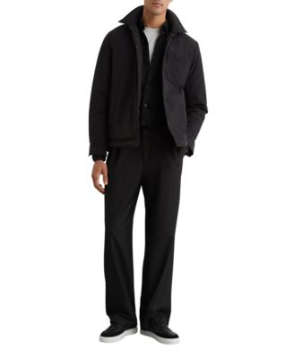 Men's Quilted Press-Stud Overshirt