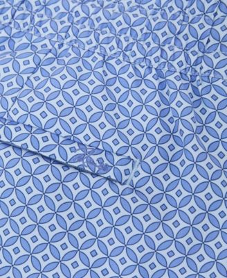 Men's Geometric-Print Swim Shorts