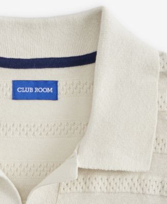 Men's Linen-Blend Polo Shirt