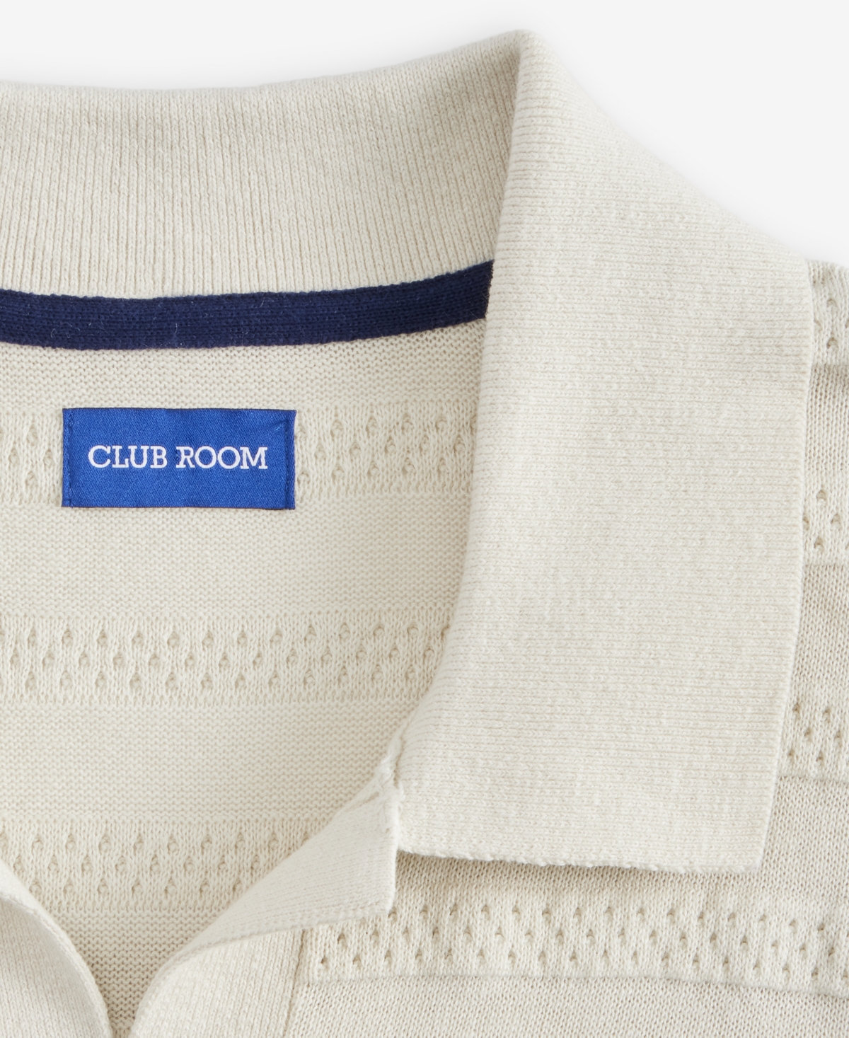 Club Room Men's Linen-Blend Polo Shirt, Macy's Exclusive