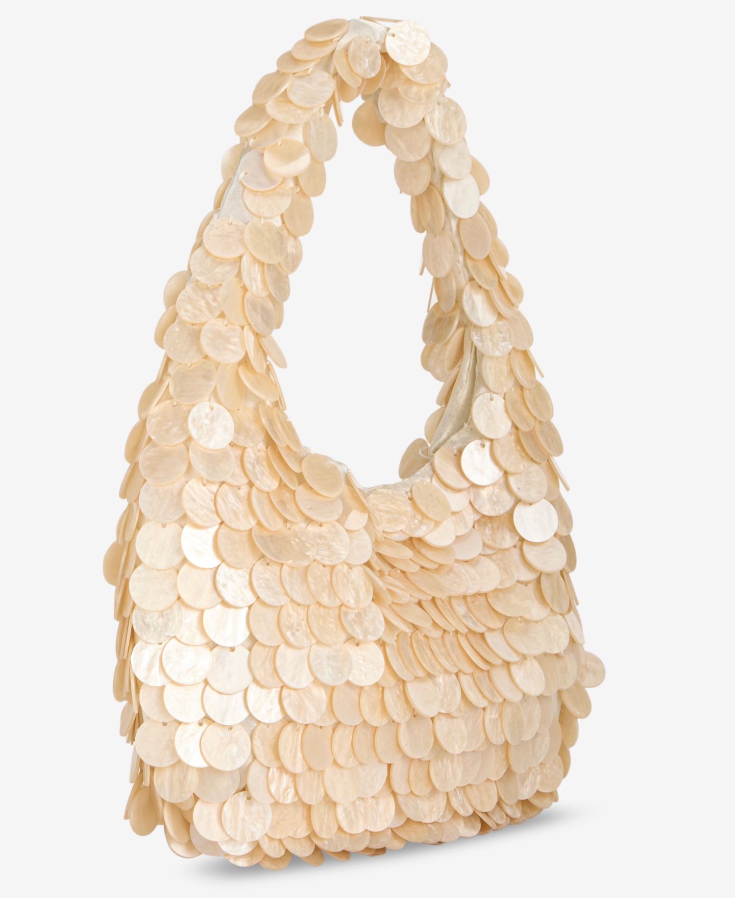 I.N.C International Concepts Mini Hobo Shell Paillettes