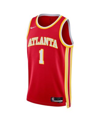 Men's and Women's Jalen Johnson Red Atlanta Hawks Swingman Icon Edition Jersey