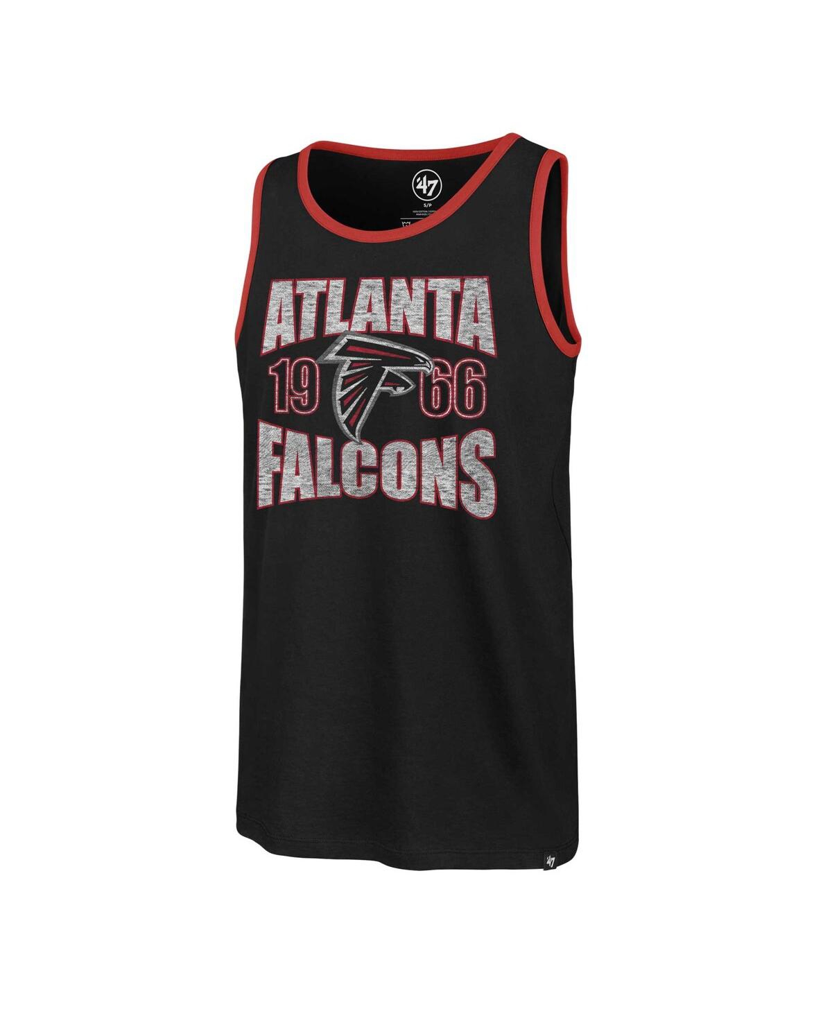 47 Brand Men's Black Atlanta Falcons Upload Franklin Tank Top