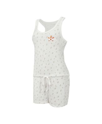 Women's Cream Houston Astros Gardner Hacci Knit Romper
