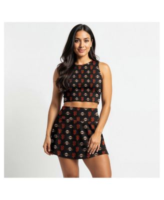 Women's Black San Francisco Giants Knit Tank Top & Skort Set
