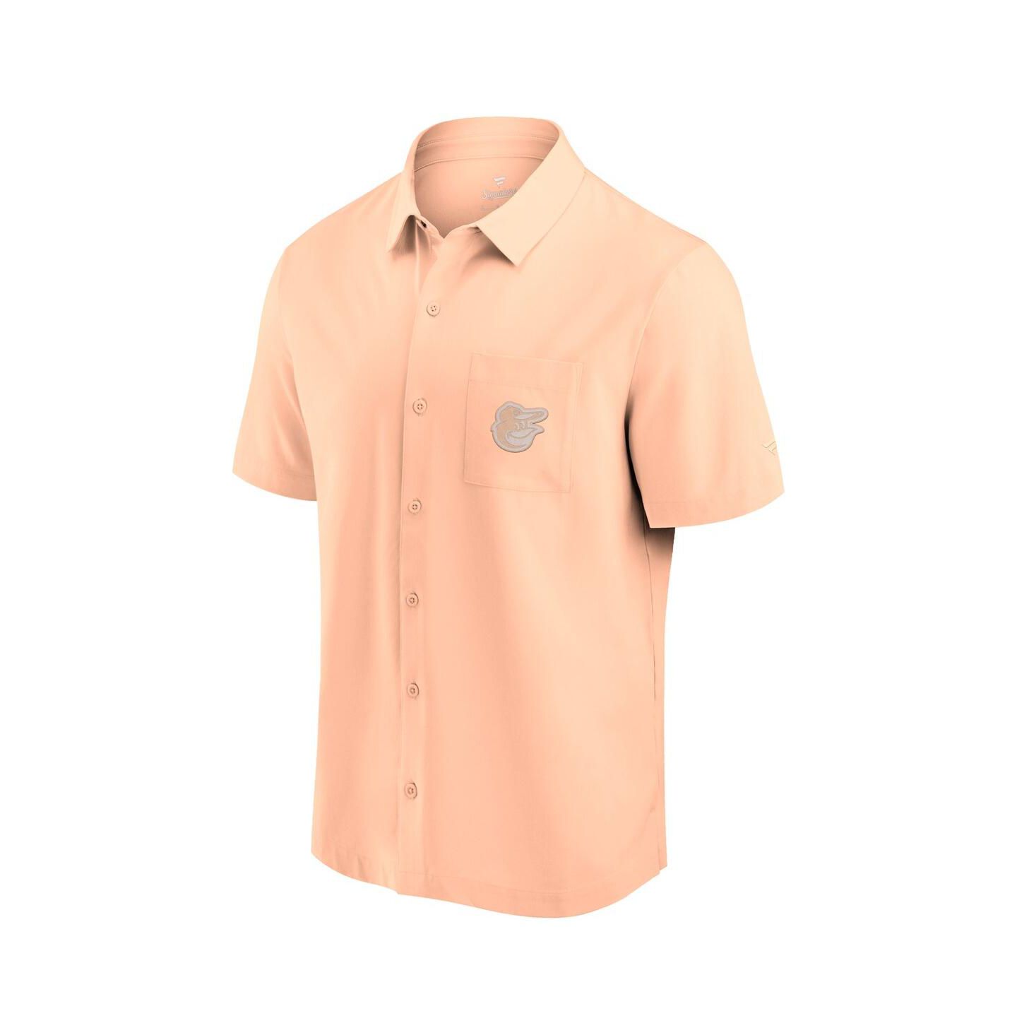 Мужская рубашка Fanatics Light Pink Baltimore Orioles Front Office Button-Up — фото 2