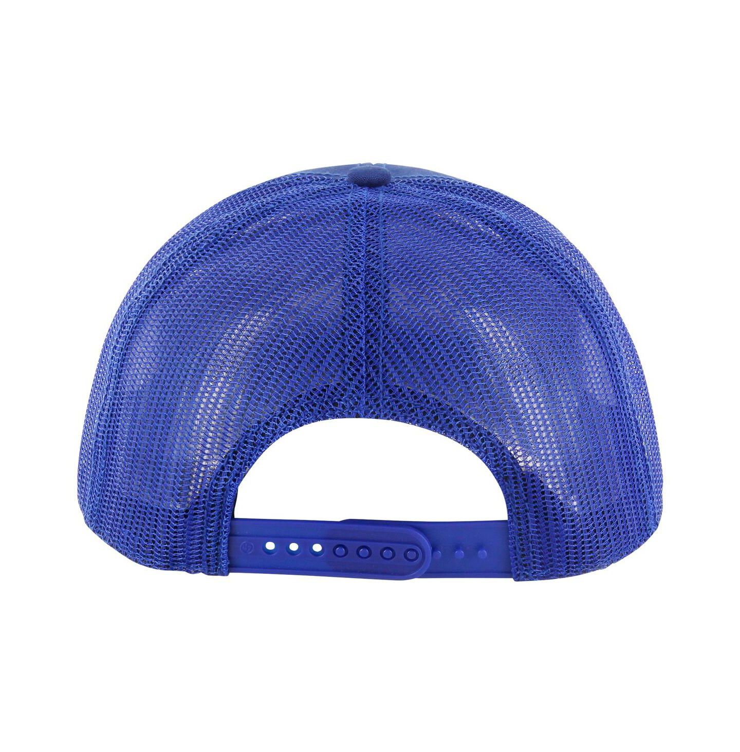 Мужская кепка '47 Brand Royal Kansas Jayhawks Pitstop Trucker Adjustable Hat — фото 2