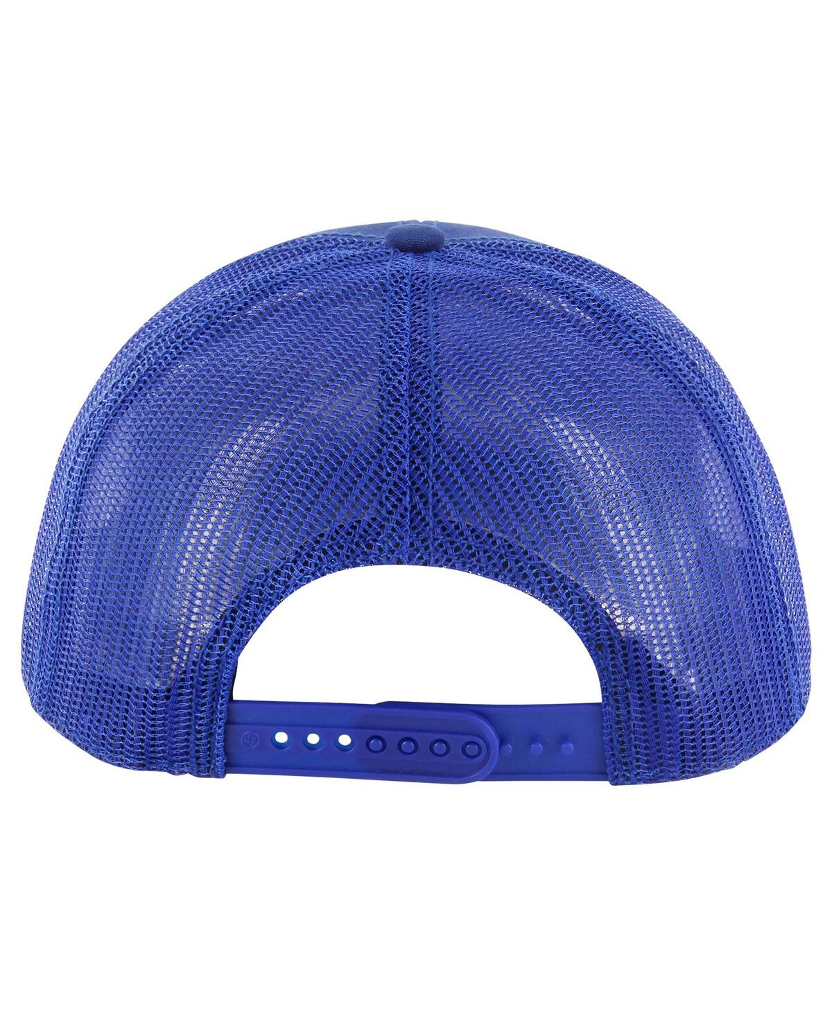 '47 Brand Men's Royal Kansas Jayhawks Pitstop Trucker Adjustable Hat