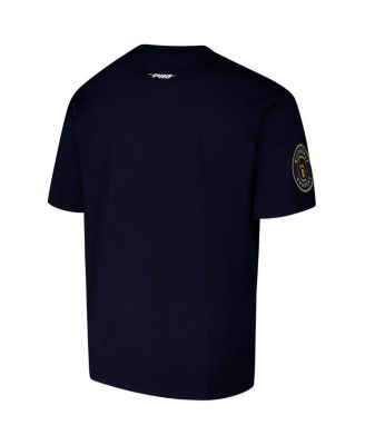 Men's Navy Milwaukee Brewers Turn It Up Dropped Shoulder T-Shirt