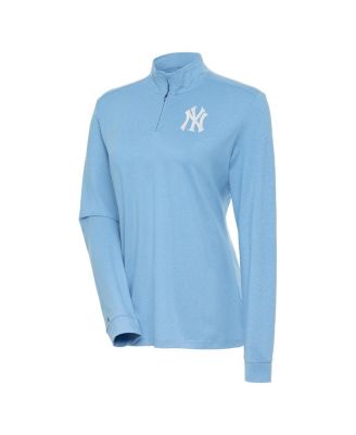 Women's Light Blue New York Yankees Mentor Quarter-Zip