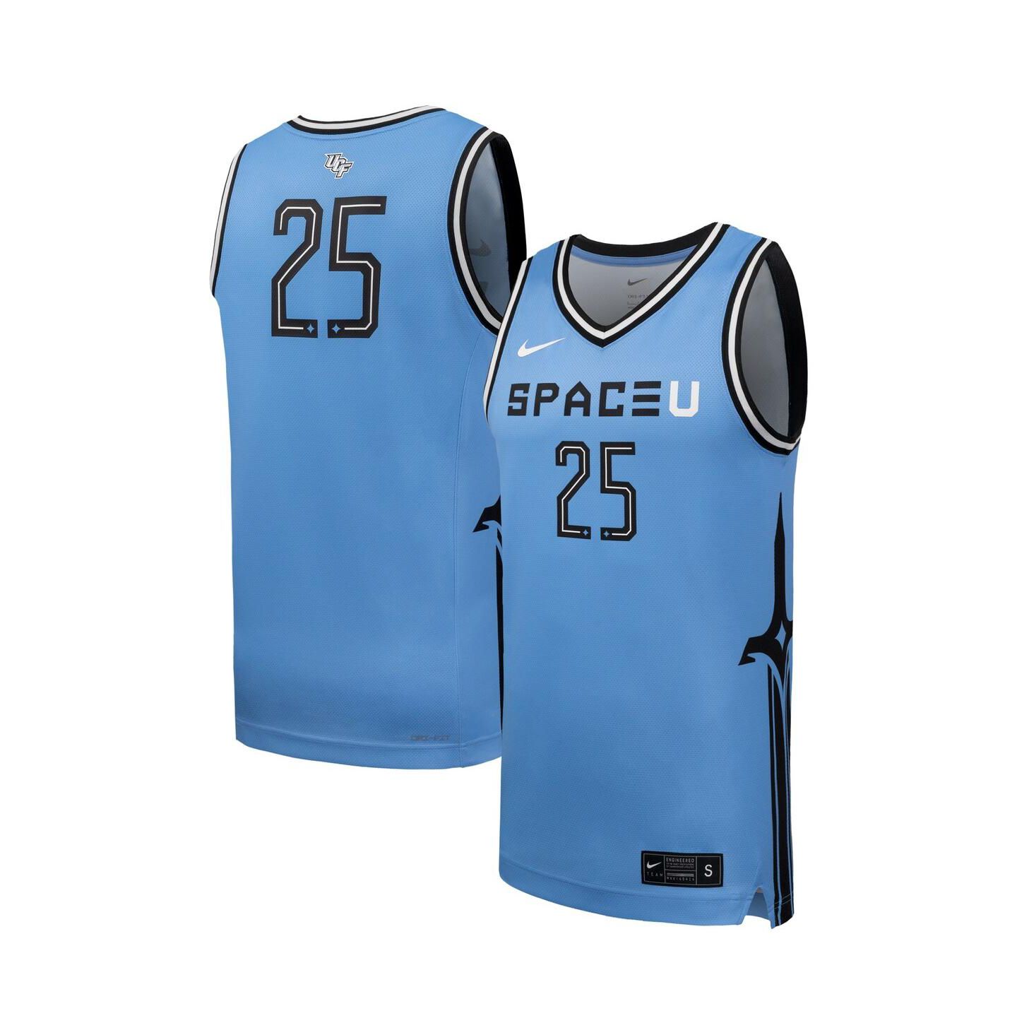 Мужской топ Nike Light Blue UCF Knights Space Game Replica Basketball Jersey — фото 1