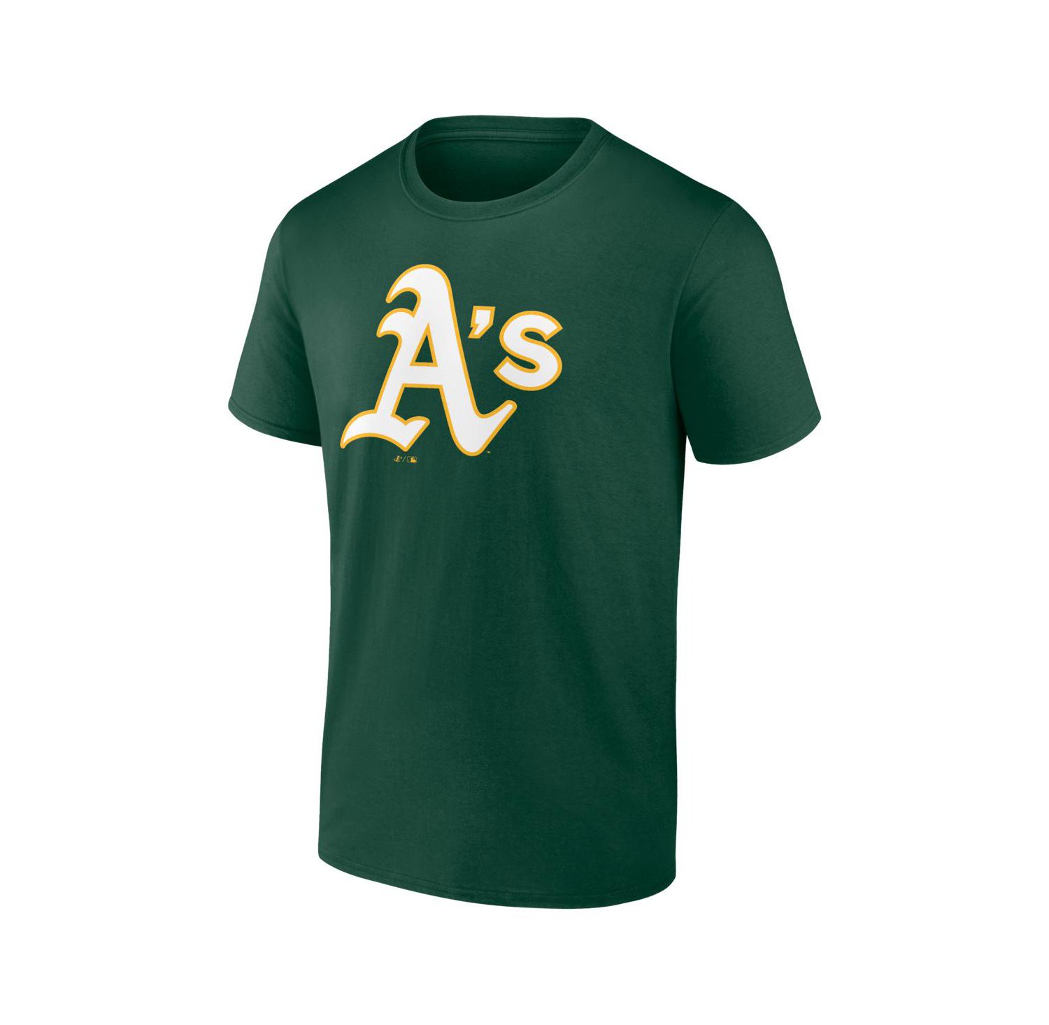 Men's Green Athletics Logo T-Shirt