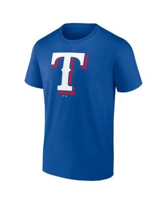 Men's Royal Texas Rangers Logo T-Shirt