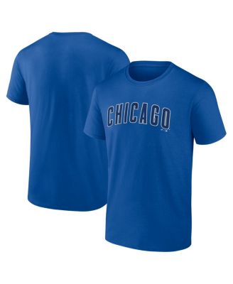 Men's Royal Chicago Cubs Wordmark T-Shirt