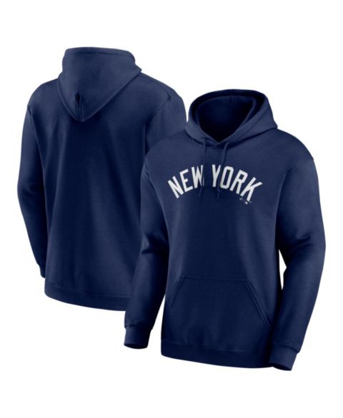 Мужское худи Logo Athletic Navy New York Yankees Wordmark