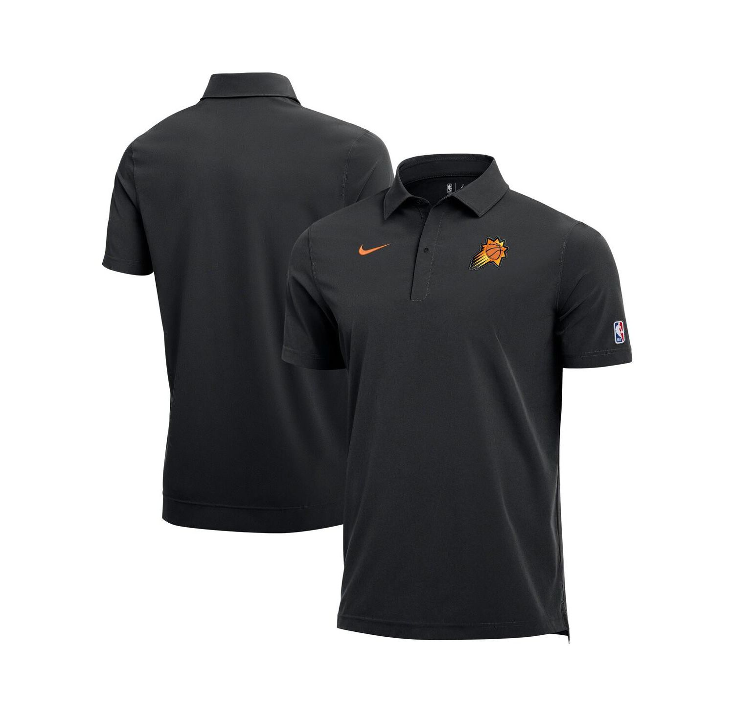 Men's Black Phoenix Suns 2025/26 Authentic Dri-FIT Coaches Polo Shirt