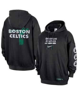 Men's Black Boston Celtics Courtside Club Premium Hoodie
