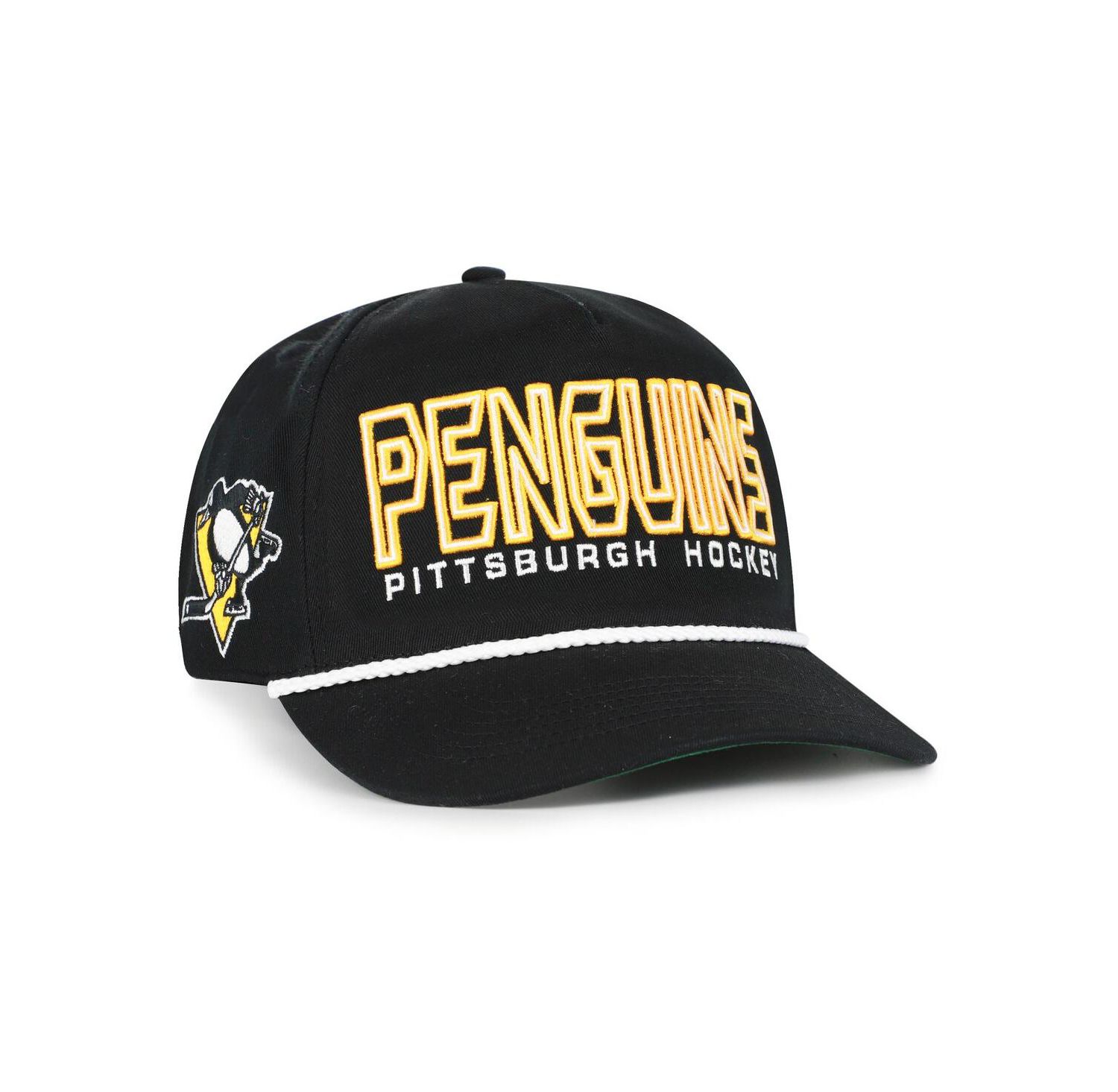 Men's Black Pittsburgh Penguins Byline Hitch Adjustable Hat