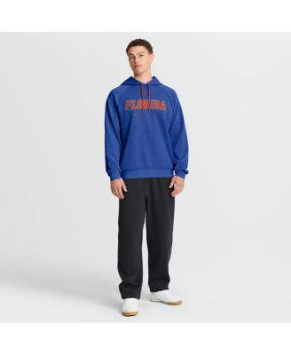 Men's Royal Florida Gators 2025 Courtside Basketball Practice Raglan Dri-FIT Hoodie