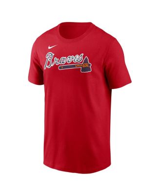 Men's Ronald Acu&ntilde;a Jr. Red Atlanta Braves Home Name & Number T-Shirt