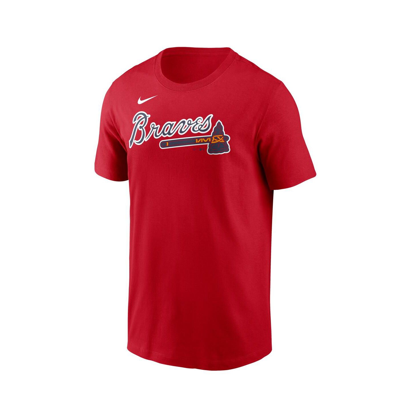 Мужская футболка Nike Austin Riley Red Atlanta Braves Home Name & Number — фото 2