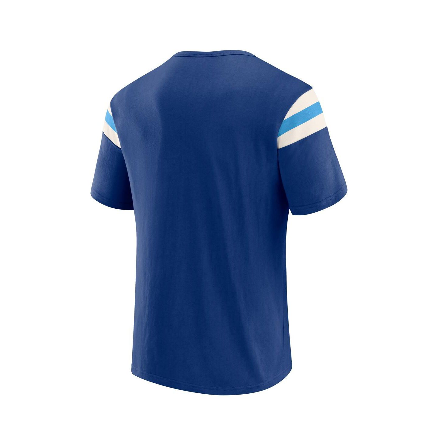 Мужская футболка Fanatics Darius Rucker Collection By Royal Kansas City Royals Distressed Sleeve Stripe — фото 3