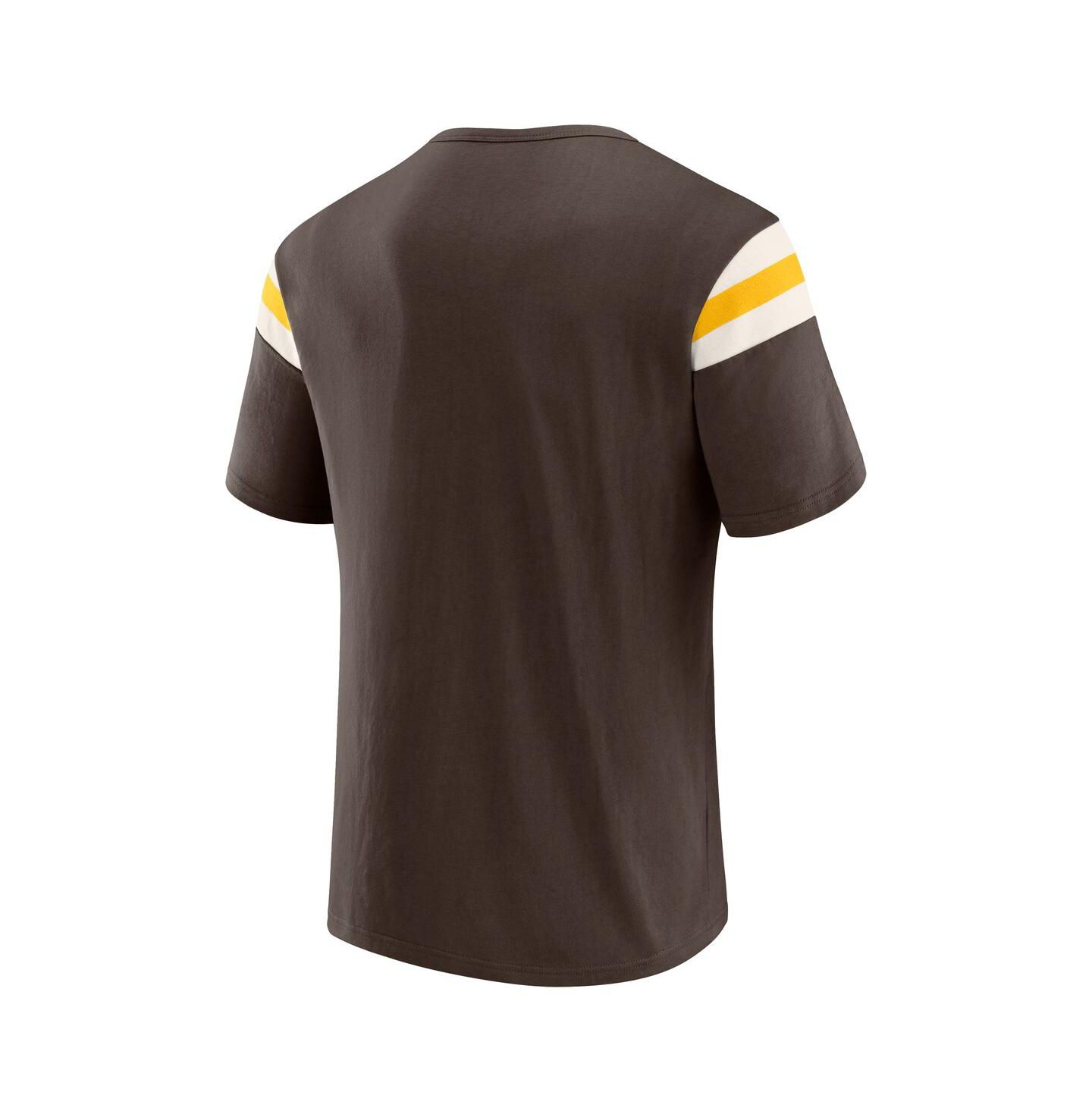 Мужская футболка Fanatics Darius Rucker Collection By Brown San Diego Padres Distressed Sleeve Stripe — фото 3
