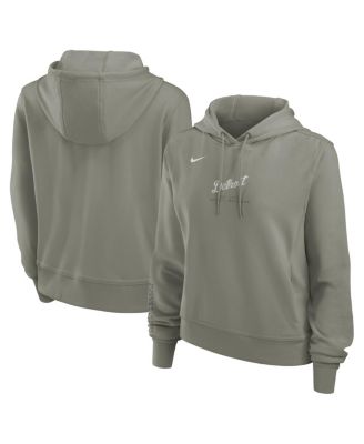 Women's Olive Detroit Tigers One Tri-Blend Dri-FIT Hoodie