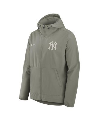 Men's Gray New York Yankees Unlimited Packable Full-Zip Hooded Jacket
