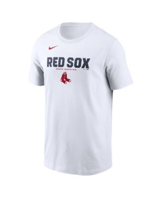 Men's White Boston Red Sox Bold Team Name T-Shirt