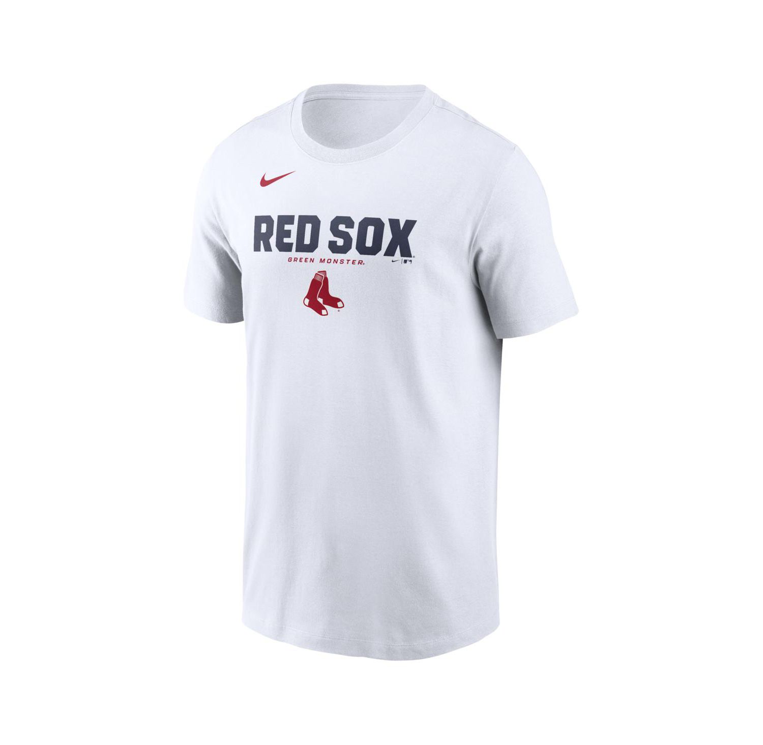 Men's White Boston Red Sox Bold Team Name T-Shirt