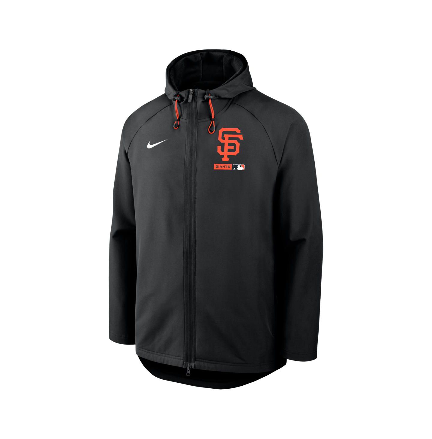 Мужская куртка Nike San Francisco Giants Authentic Collection Raglan Therma-FIT, Black — фото 4