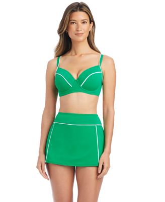 Women's Over-The-Shoulder Underwire D-Cup Swim Bikini Top