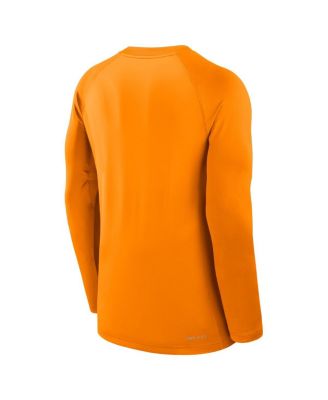 Men's Tennessee Orange Tennessee Volunteers Dugout Game Time Raglan Dri-FIT Long Sleeve T-Shirt