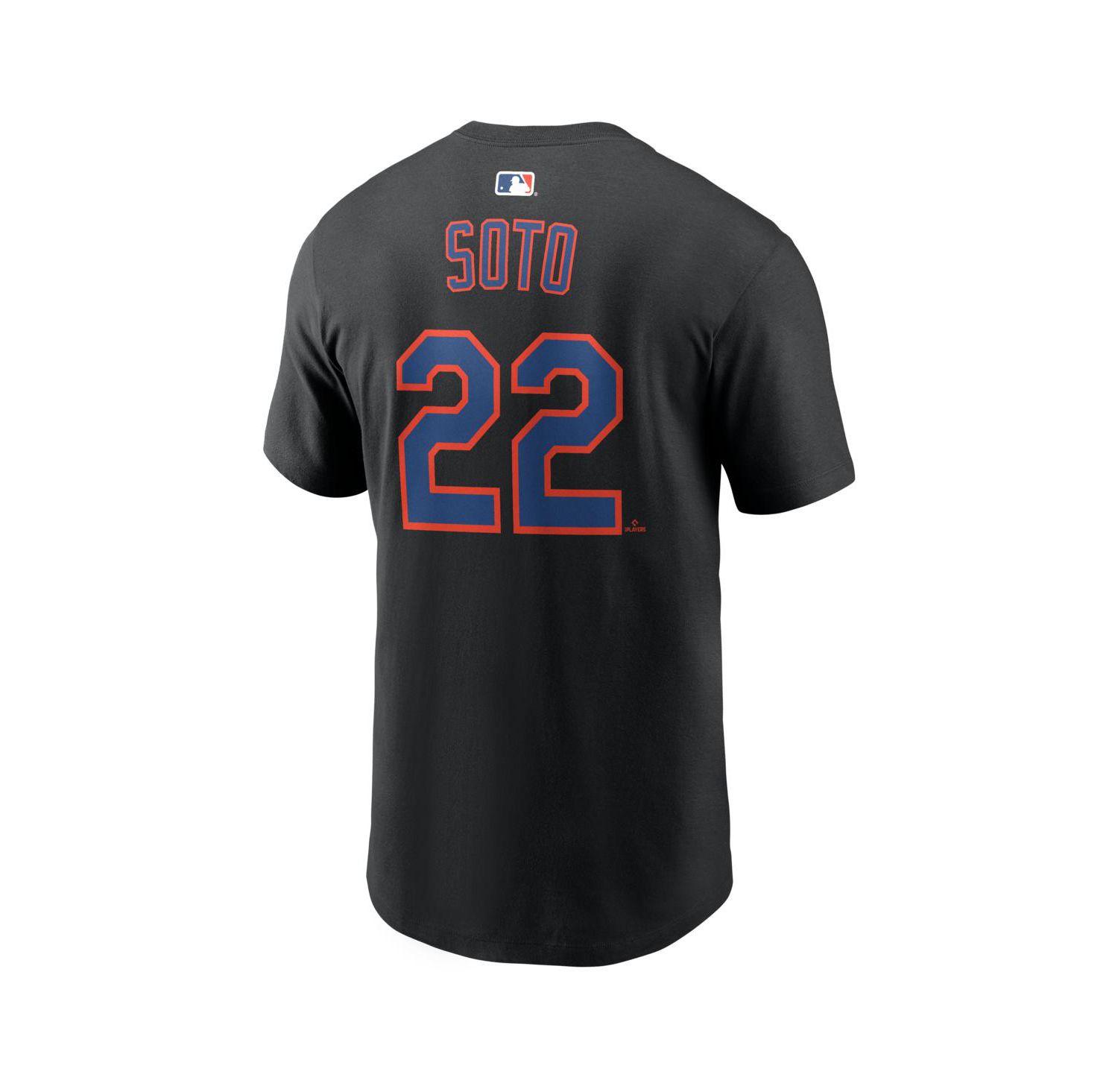 Men's Juan Soto Black New York Mets Home Name & Number T-Shirt