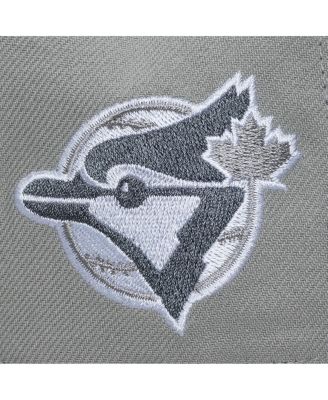 Men's Gray Toronto Blue Jays Cooperstown Thunderstorm Head Coach Pro-Crown Adjustable Hat