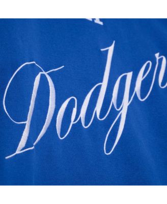 Women's Royal Los Angeles Dodgers Script Sweatshirt