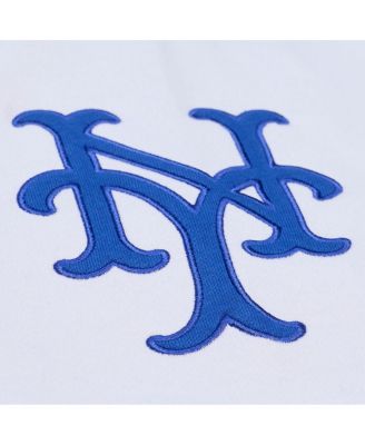 Men's White New York Mets Cooperstown Collection Fleece Hoodie