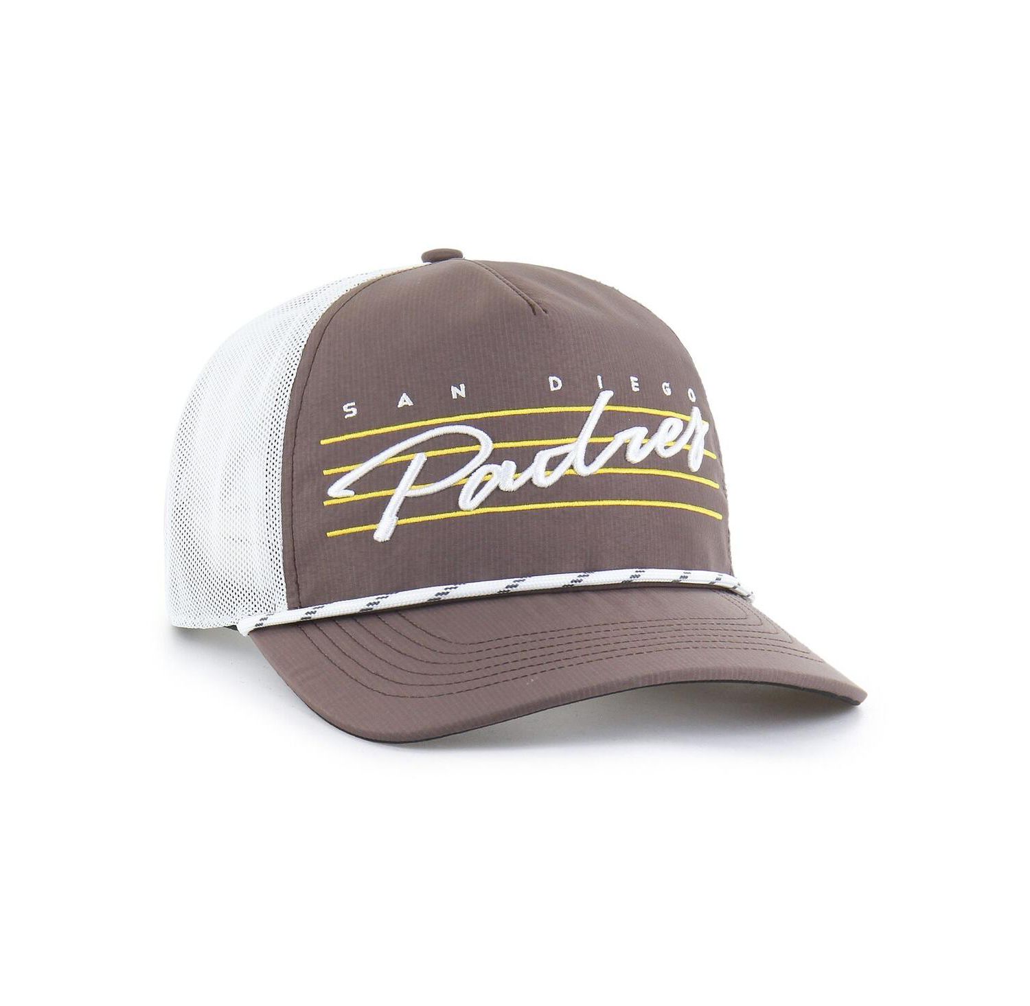 Men's Brown San Diego Padres Brrr Downburst Mesh Hitch Adjustable Hat