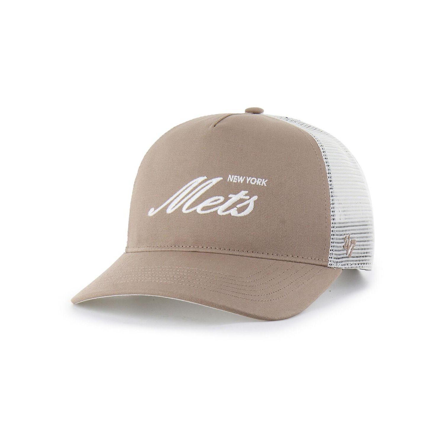 Men's Brown New York Mets Foundational Mesh Hitch Adjustable Hat