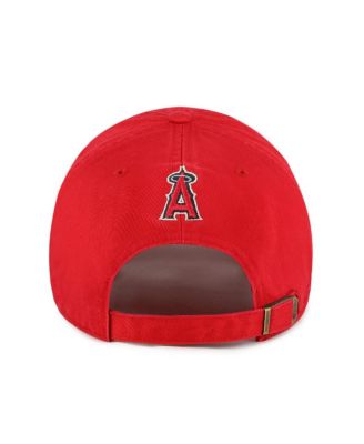 Women's Red Los Angeles Angels Zoey Clean Up Adjustable Hat