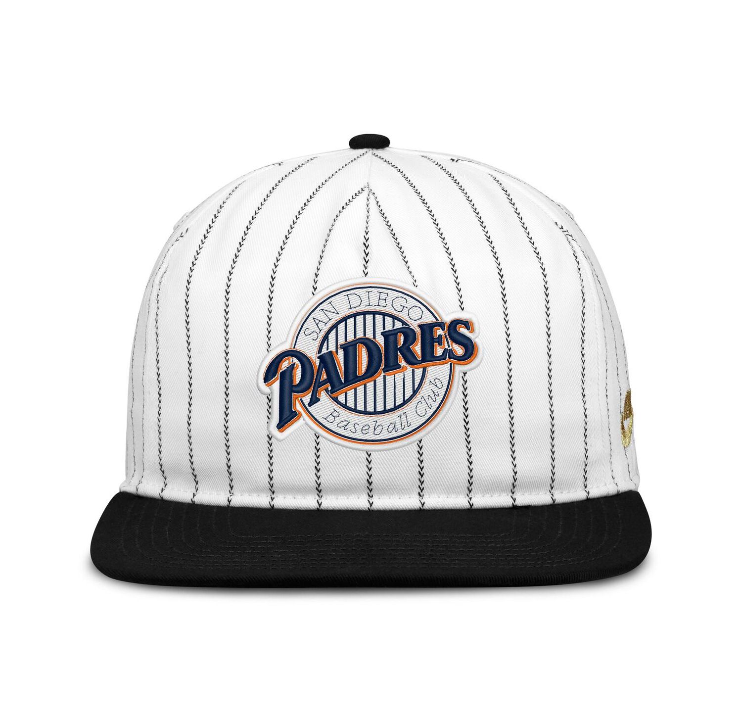 Men's White/Black San Diego Padres Cooperstown Collection Pro Adjustable Hat