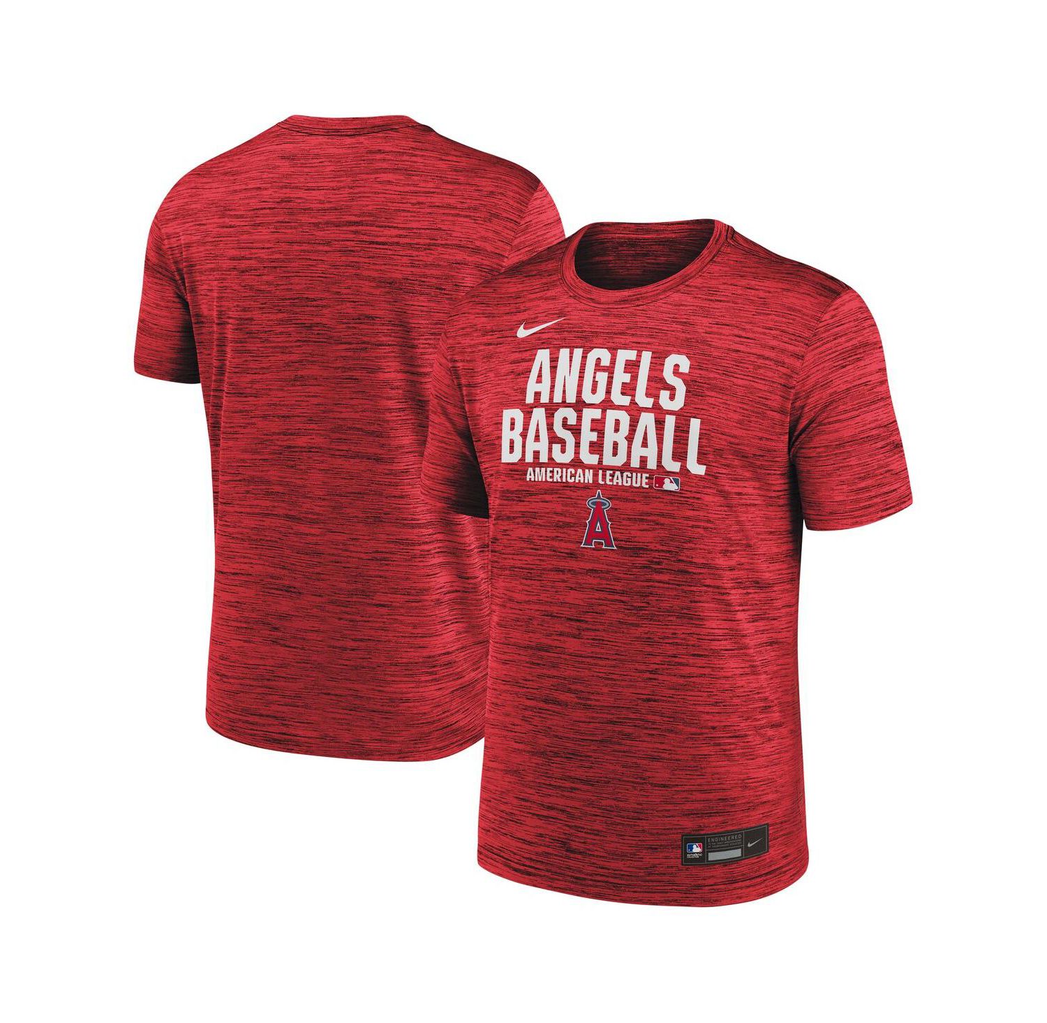 Men's Red Los Angeles Angels Authentic Collection Velocity Dri-FIT T-Shirt