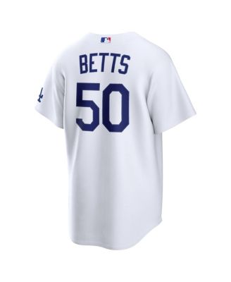 Men's Mookie Betts White Los Angeles Dodgers Home Stadium Jersey