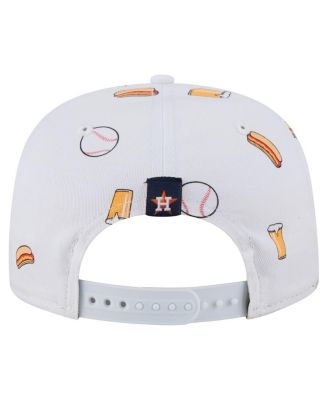 Men's White Houston Astros Team Cheer Rope 19TWENTY Adjustable Hat