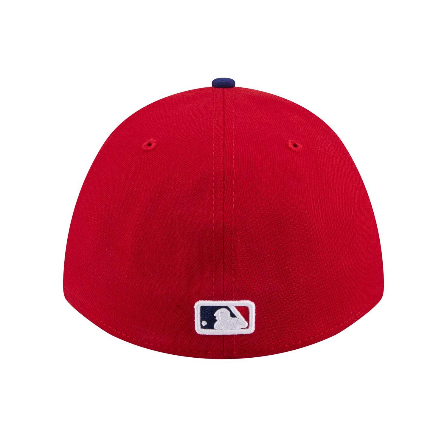 Men's Red Philadelphia Phillies Player Replica 39THIRTY M-Crown Flex Hat